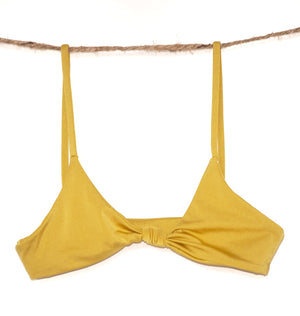 Maia Honey-Must Top - Gaea Swimwear